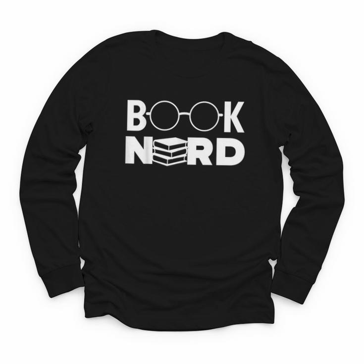 Book Nerd Book Club Bookworm Reading Lover Humor Youth Long Sleeve Tee
