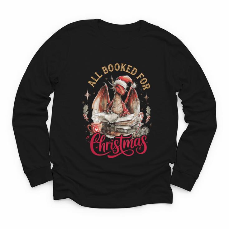 All Booked For Christmas Dragon Youth Long Sleeve Tee