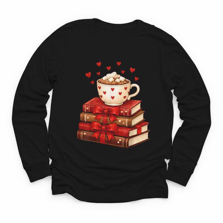 All Booked For Valentine’s Day Reading Teacher Youth Long Sleeve Tee