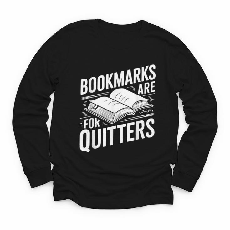 Bookmarks Quote Library Book Reader Youth Long Sleeve Tee