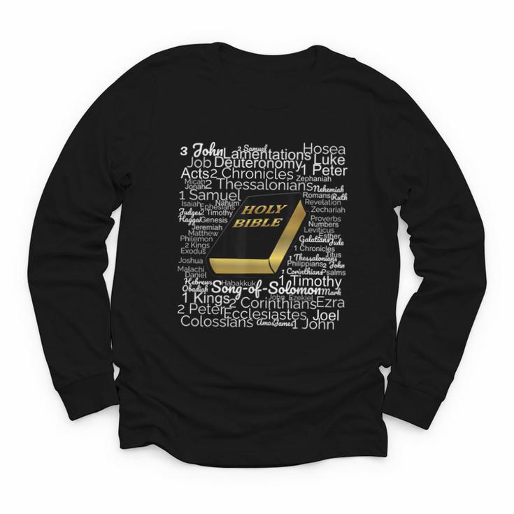Books Of The Bible Youth Long Sleeve Tee