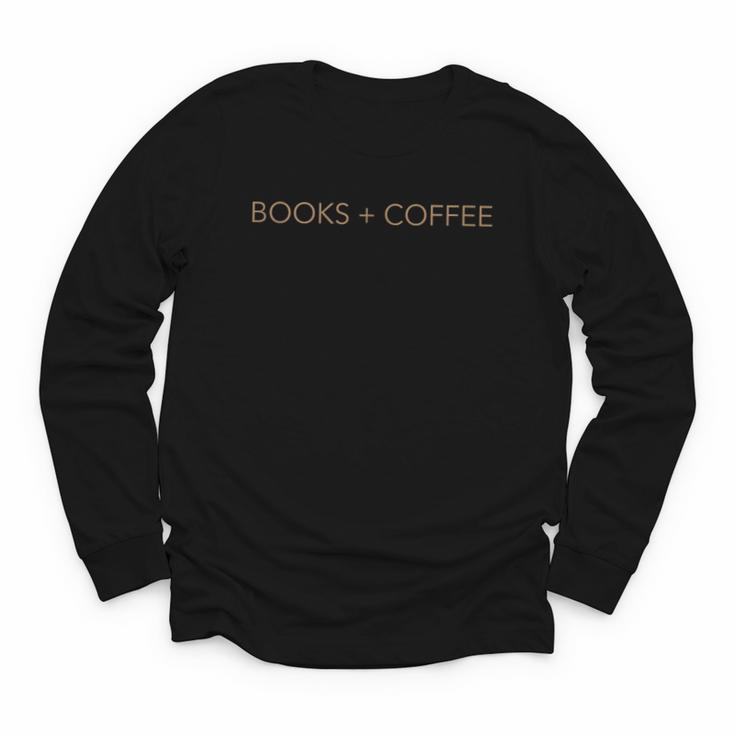 Books Coffee Youth Long Sleeve Tee