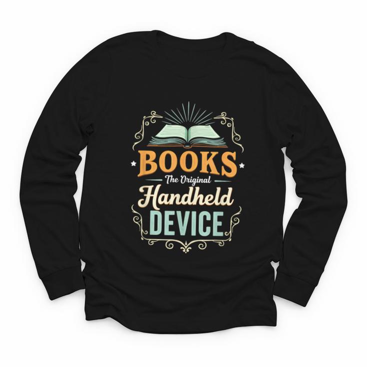 Books The Original Handheld Device Youth Long Sleeve Tee