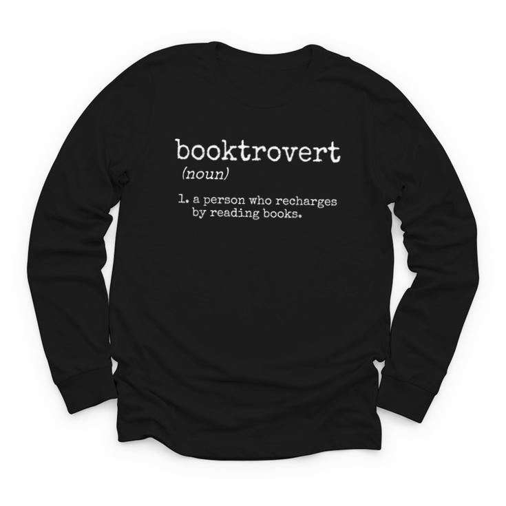 Booktrovert Book Reader Youth Long Sleeve Tee