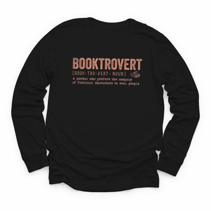 Booktrovert Definition Youth Long Sleeve Tee