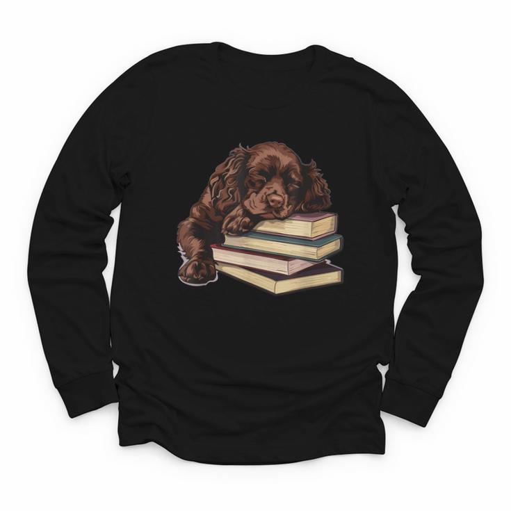 Boykin Spaniel Books Dog Breed Graphic Youth Long Sleeve Tee