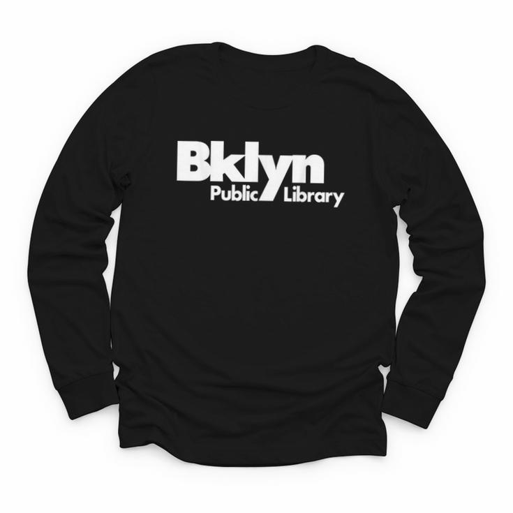 Brooklyn Public Library NY New York Neighborhood Book Lover Youth Long Sleeve Tee