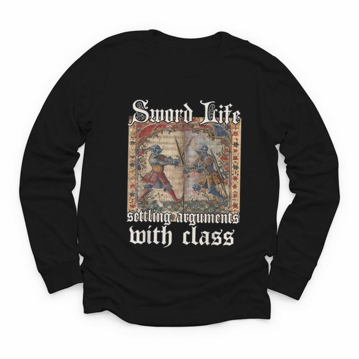 Buhurt Hourly Book Epic Knight Fight In Armor Buhurt Youth Long Sleeve Tee