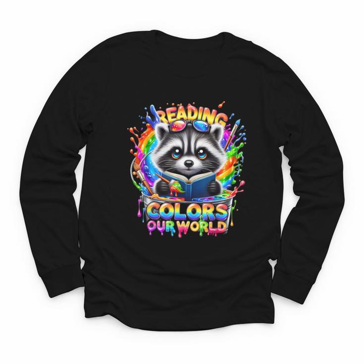 Color Our World 2026 Reading Book Youth Long Sleeve Tee