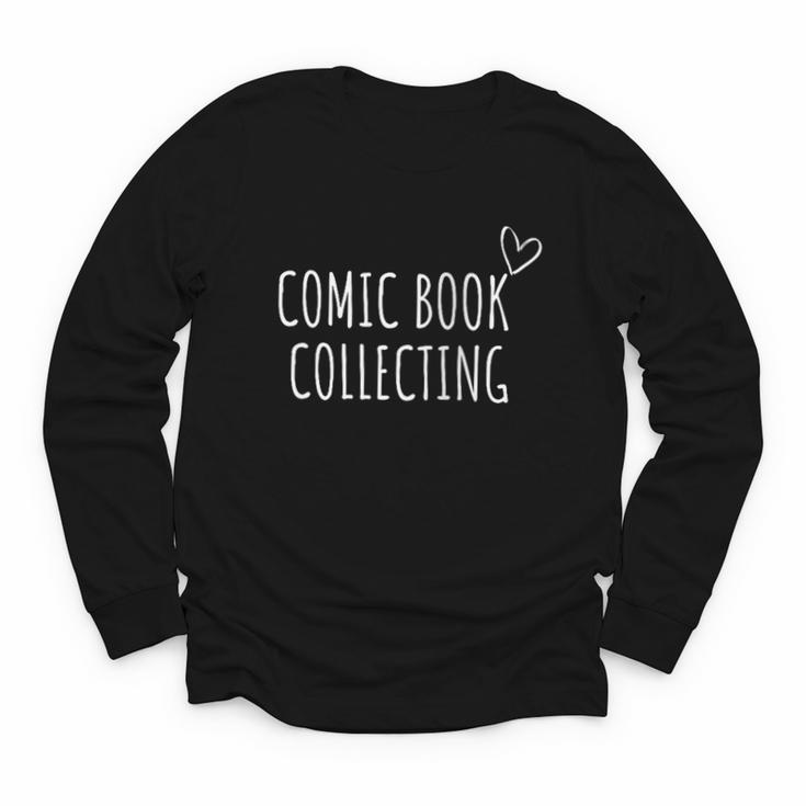 Comic Book Collecting Collector Youth Long Sleeve Tee