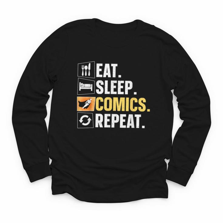 Comic Book Comic Stuff & Accessories -Adult Small Modern Letter Print Crew Collar Short Sleeve T-Shirt Youth Long Sleeve Tee