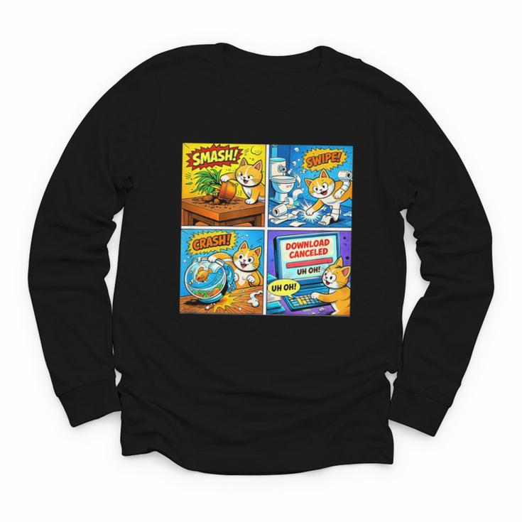 Comic Reader Comic Book Merch Vintage Reading Comic Books Youth Long Sleeve Tee
