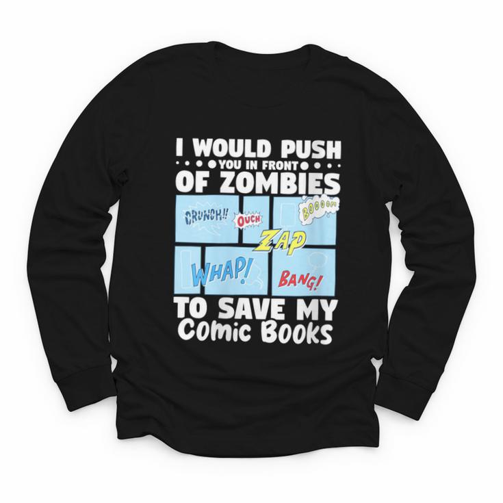 Comics Collecting Book Collector Guide Comics Lover Youth Long Sleeve Tee