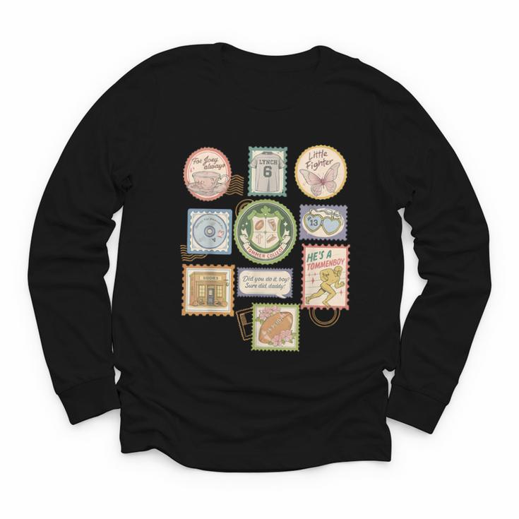 Coquette Boys Of Tommen Books Stamp Tommen College Tees Youth Long Sleeve Tee