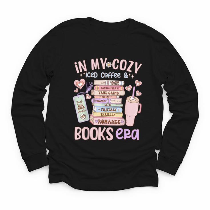 In My Cozy Iced Coffee And Books Era Youth Long Sleeve Tee