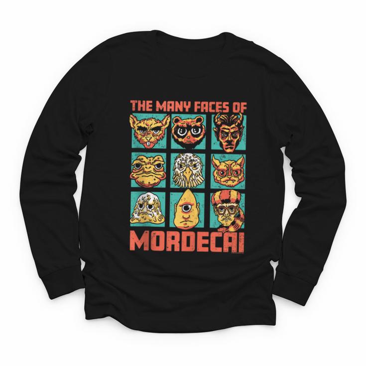 DCC Many Faces Of Mordecai Grid Gamer Series Book Youth Long Sleeve Tee