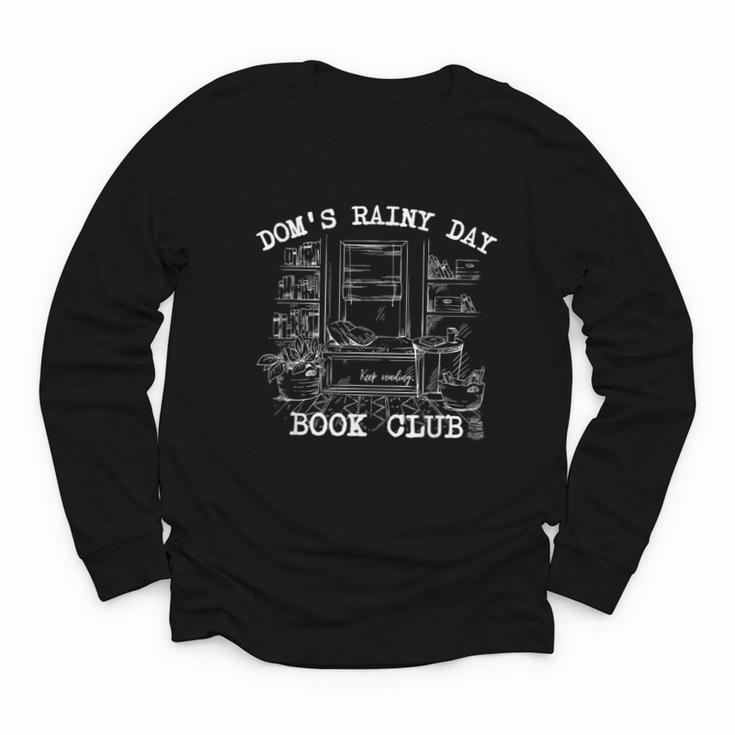 Dom's Rainy Day Book Club Youth Long Sleeve Tee