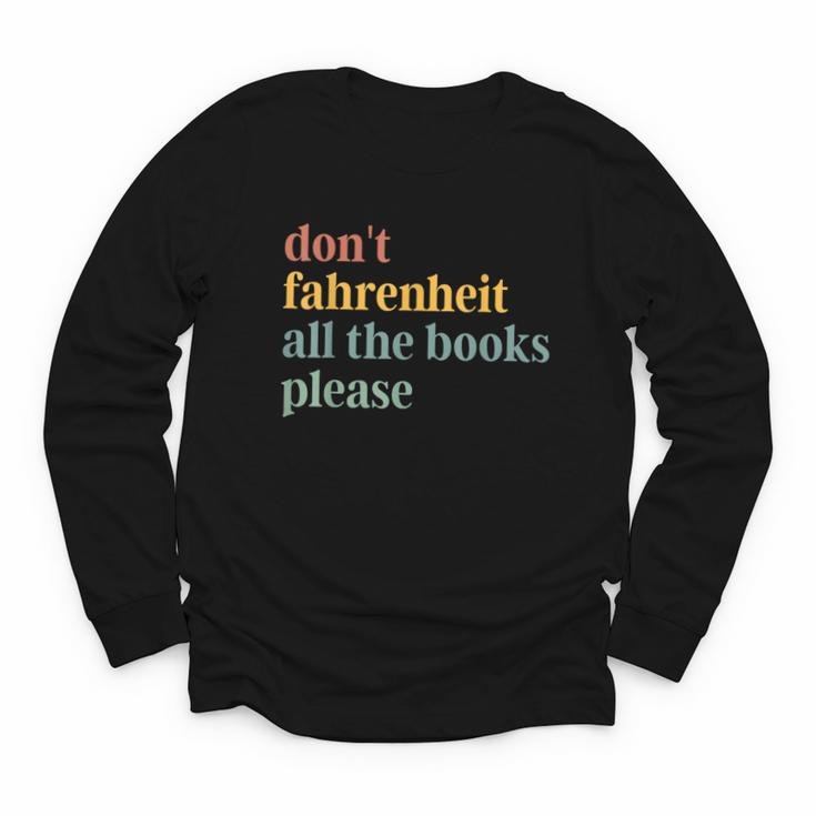 Don't Fahrenheit The Books Youth Long Sleeve Tee