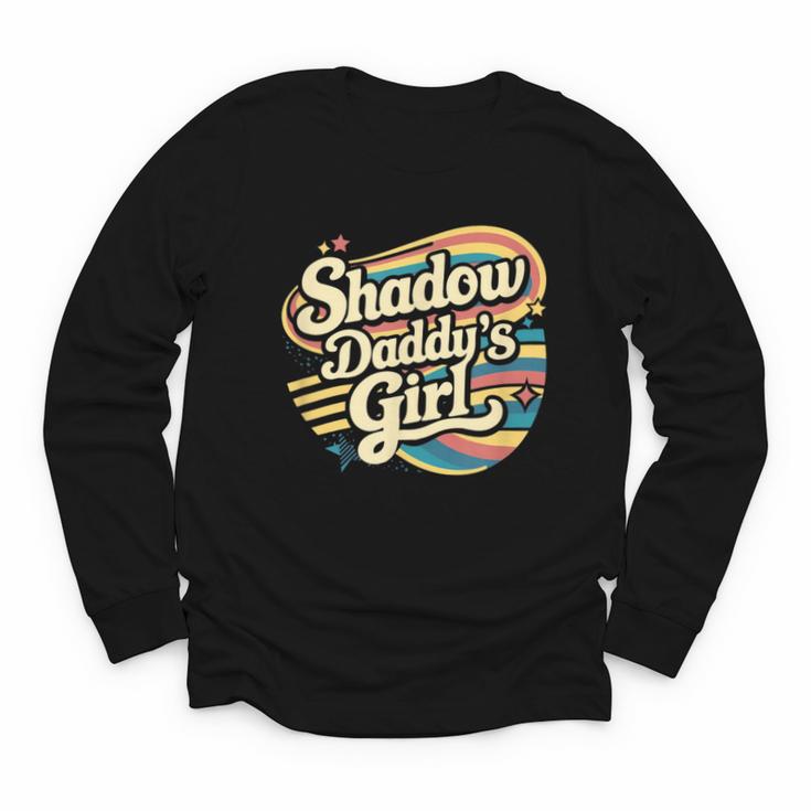 Fantasy Romantasy Book Retro Vintage Shadow Daddy Girl Youth Long Sleeve Tee