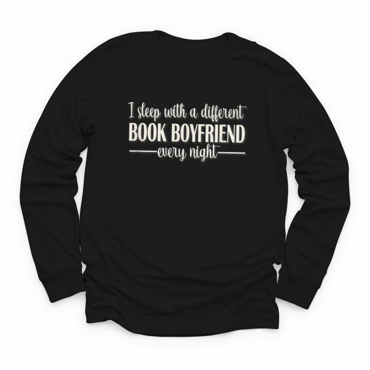 Fantasy Romantasy Novels Lover Sleep With Book Boyfriend Youth Long Sleeve Tee