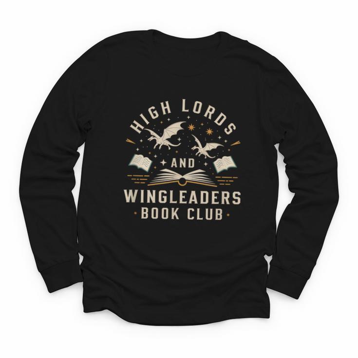High Lords & Wingleaders Fantasy Reader Book Club Dragons Youth Long Sleeve Tee