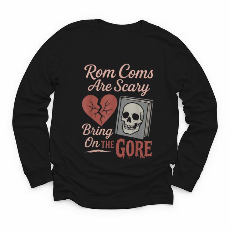 Horror Book Club Creepy Reader Gothic Fiction Thriller Fan Youth Long Sleeve Tee