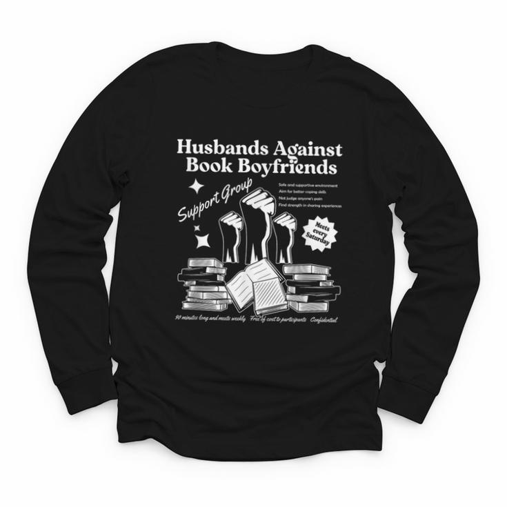 Husbands Against Book Boyfriends Book Boyfriends Club Youth Long Sleeve Tee
