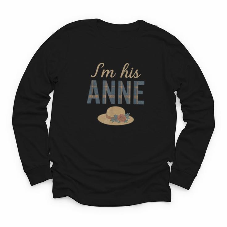 I'm His Anne Romantic Book Lover Vintage Youth Long Sleeve Tee
