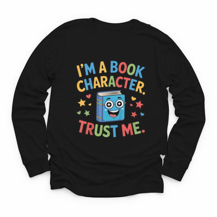 I'm a Book Character Costumes For Kids Storybook Character Youth Long Sleeve Tee