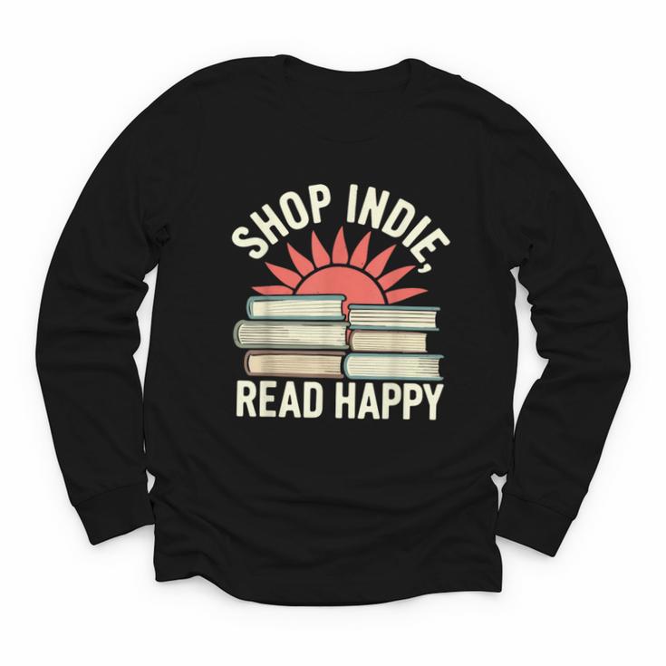 Independent Bookstore Fans Shop Local Literary Community Youth Long Sleeve Tee