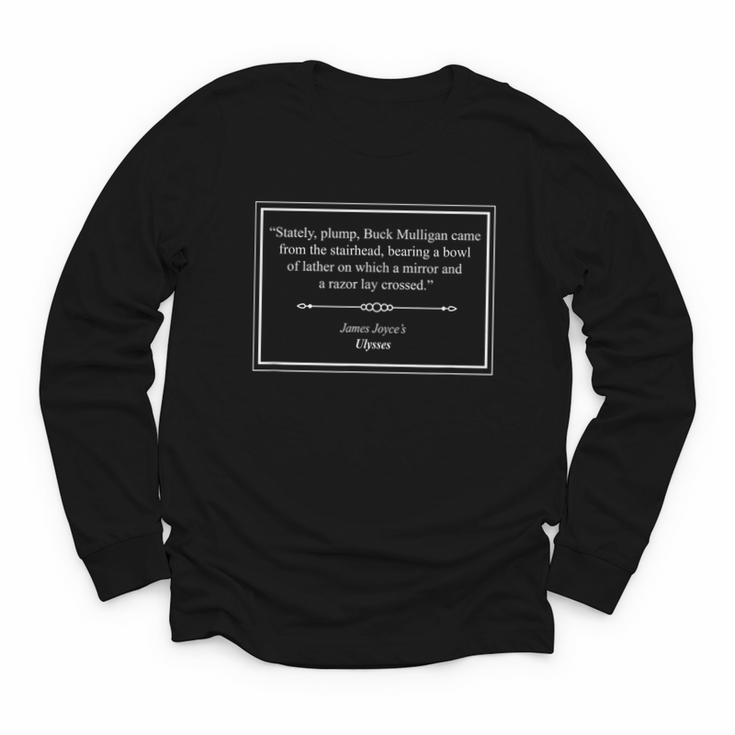 James Joyce Ulysses Book Quote Youth Long Sleeve Tee