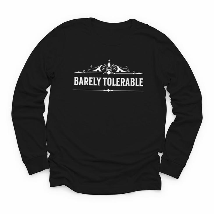 Jane Austens Hardly Bearable Book Quote Youth Long Sleeve Tee