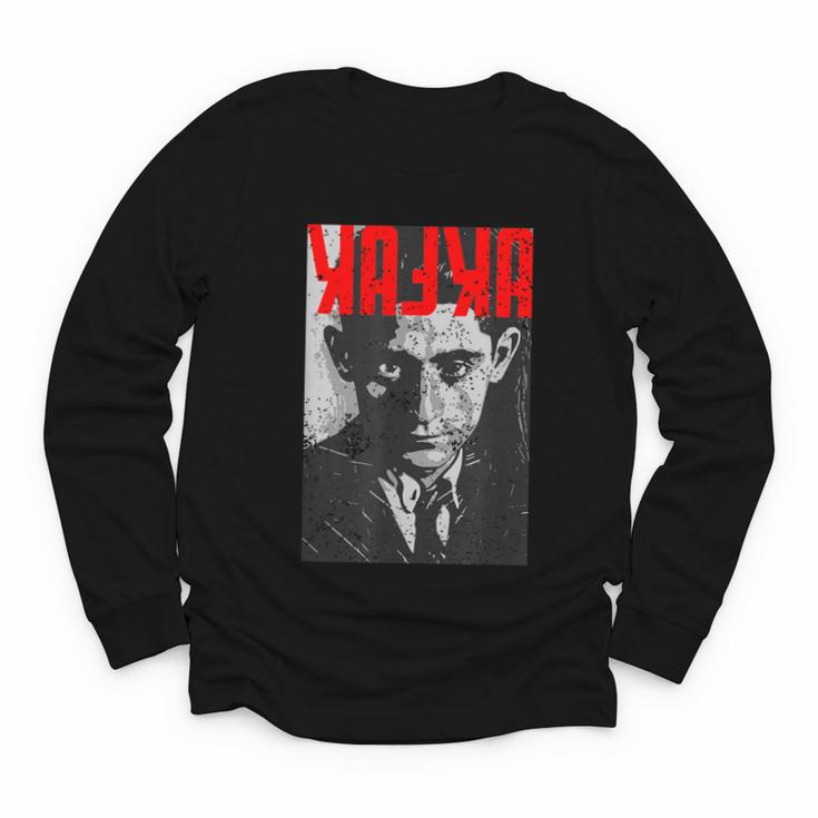 Kafka Franz Portrait Books And Literature Youth Long Sleeve Tee