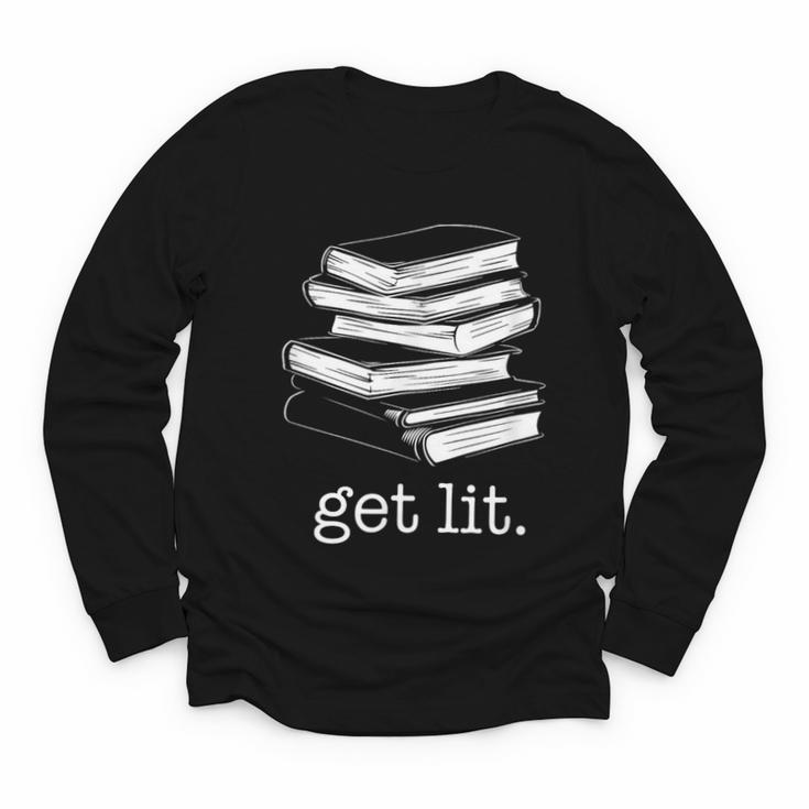 Let's Get Lit Books Youth Long Sleeve Tee