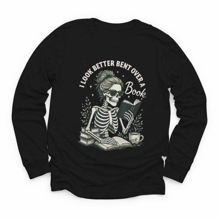 I Look Better Bent Over A Book Youth Long Sleeve Tee