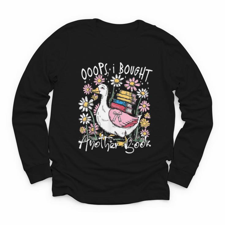 Oops I Bought Another Book Goose Bookish Youth Long Sleeve Tee