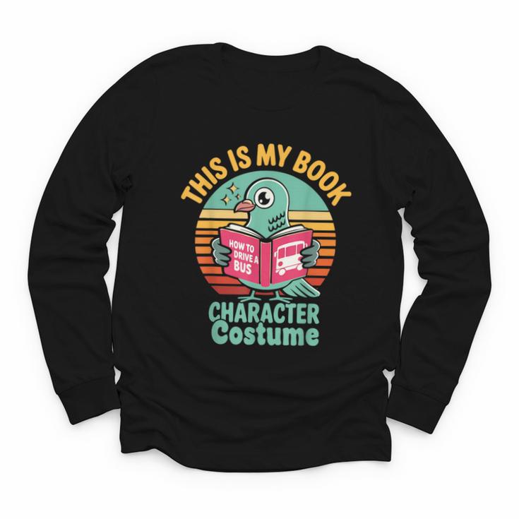 Pigeon Book Character Costume For Reading Day Youth Long Sleeve Tee