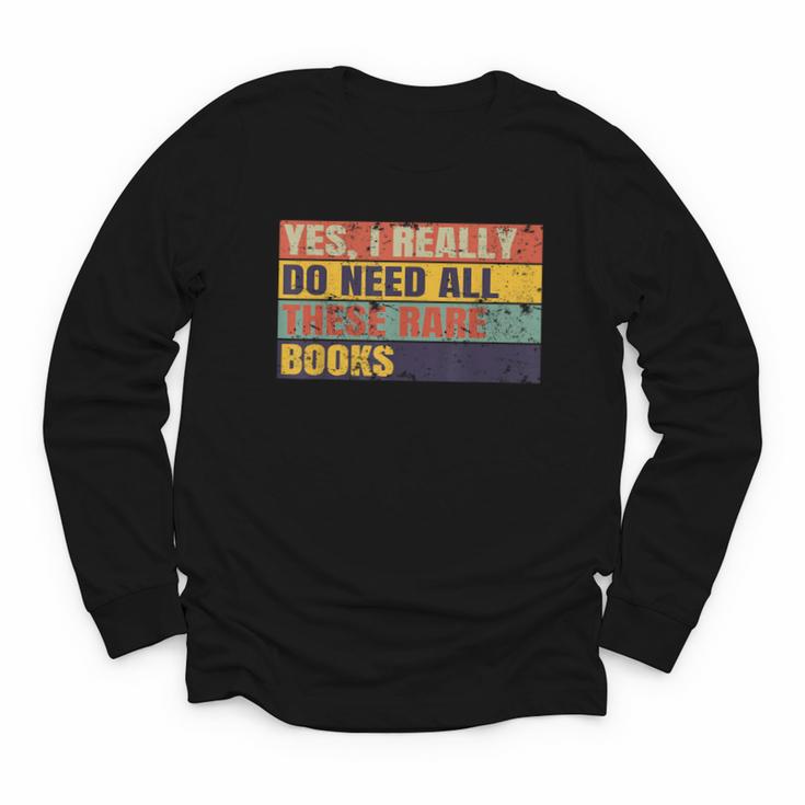 Rare Book Collector Antiquarian Antique Books Collecting Youth Long Sleeve Tee