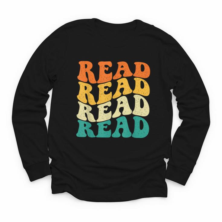 Read Read Read Read Book Lover Reading Bookworm Reader Youth Long Sleeve Tee