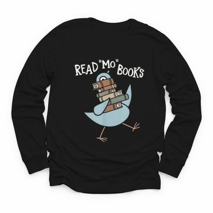 Read More Books Pigeon Book Lover Youth Long Sleeve Tee