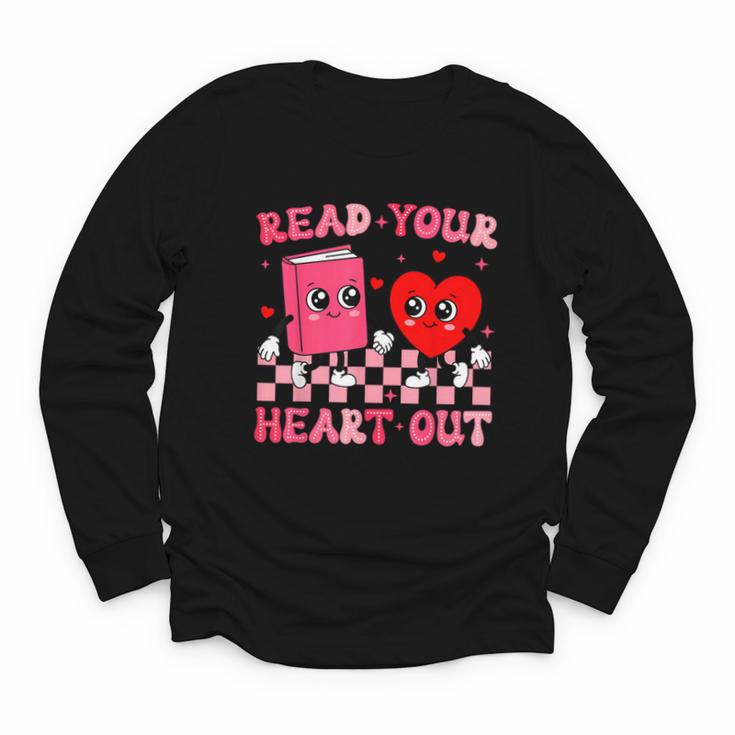Read Your Heart Out Cute Reading Book Lover Youth Long Sleeve Tee