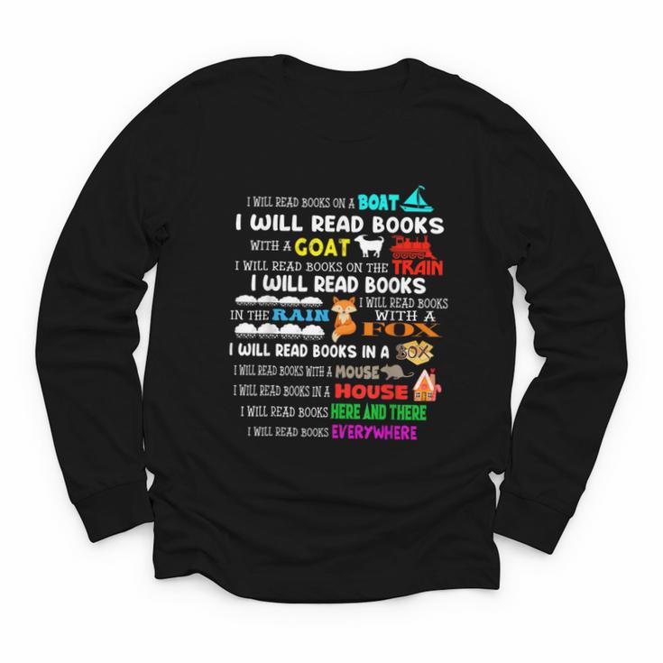 Read My Shirt Day For Kids Boy Girls i Will Read Book Youth Long Sleeve Tee