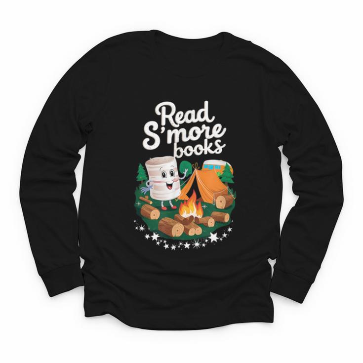 Read S'More Books Around Campfire National Book Week Youth Long Sleeve Tee