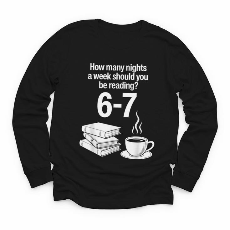 Reading 67 Meme English Teacher Book Lover Youth Long Sleeve Tee