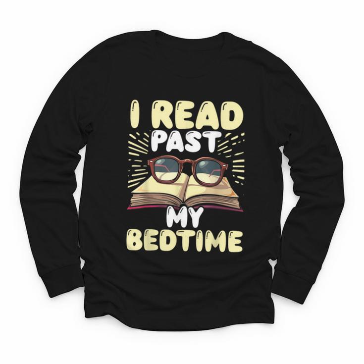 Reading Books For Kids Book Lover Bookworm Librarian Youth Long Sleeve Tee