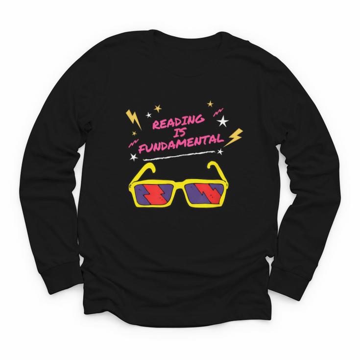 Reading Is Fundamental Shirt Drag Queen Book Lovers Youth Long Sleeve Tee