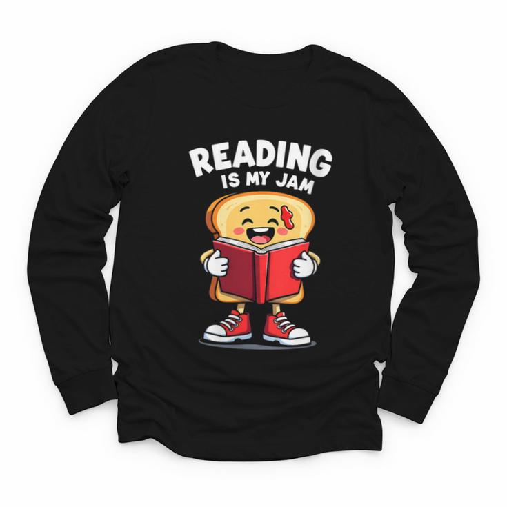 Reading Is My Jam I Love To Read Books Youth Long Sleeve Tee