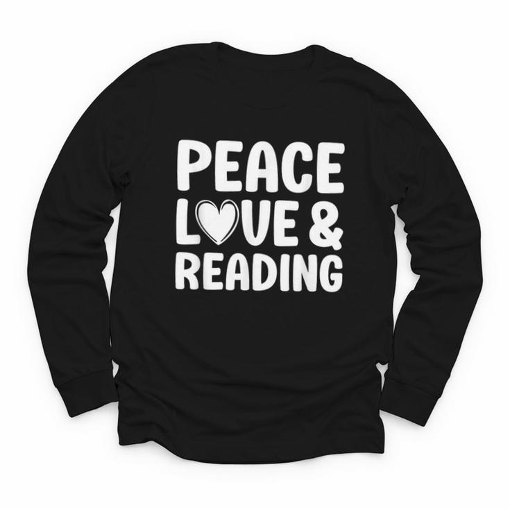Reading I Love Books And Reading Youth Long Sleeve Tee