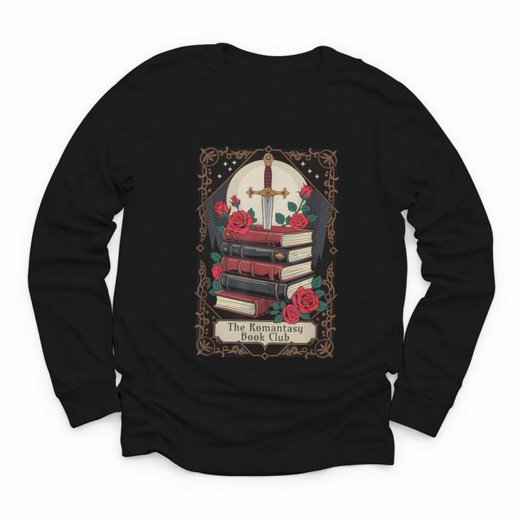 Romantasy Book Club Tarot Card Youth Long Sleeve Tee