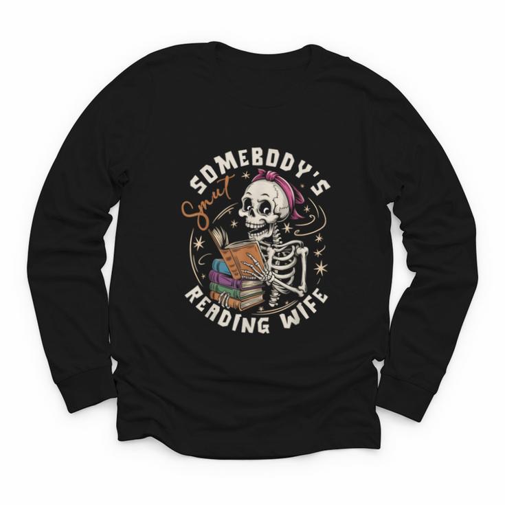 S Mut Book Spicy Romance Somebody's S Mut Reading Wife Youth Long Sleeve Tee